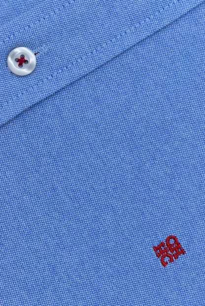 CAMISA MANGA LARGA CAROLINA HERRERA AZUL MAJORELLE