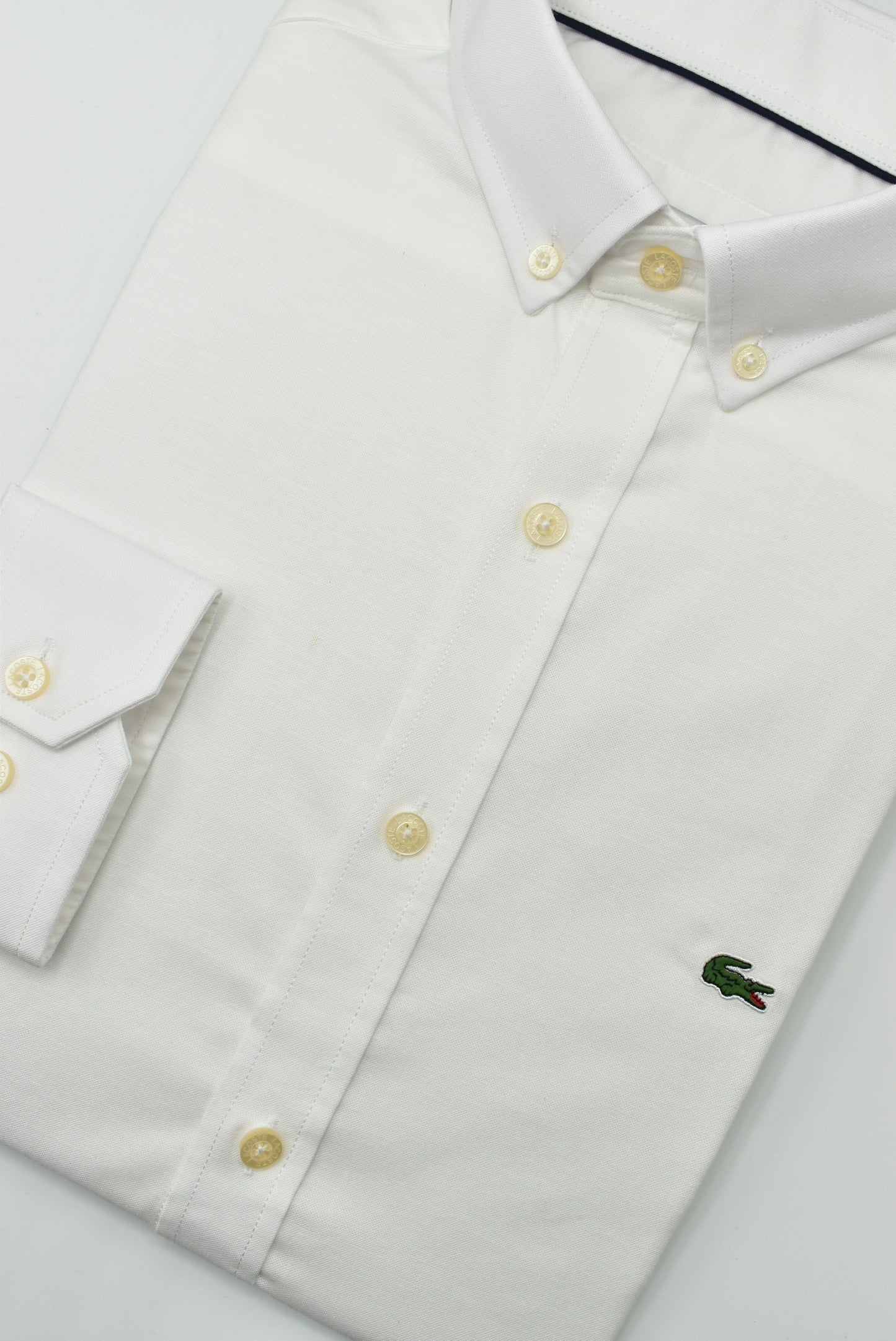 CAMISA MANGA LARGA LACOSTE (LAC) BLANCO