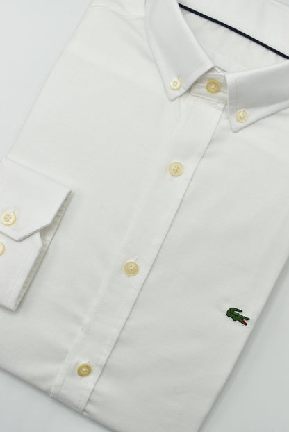 CAMISA MANGA LARGA LACOSTE (LAC) BLANCO