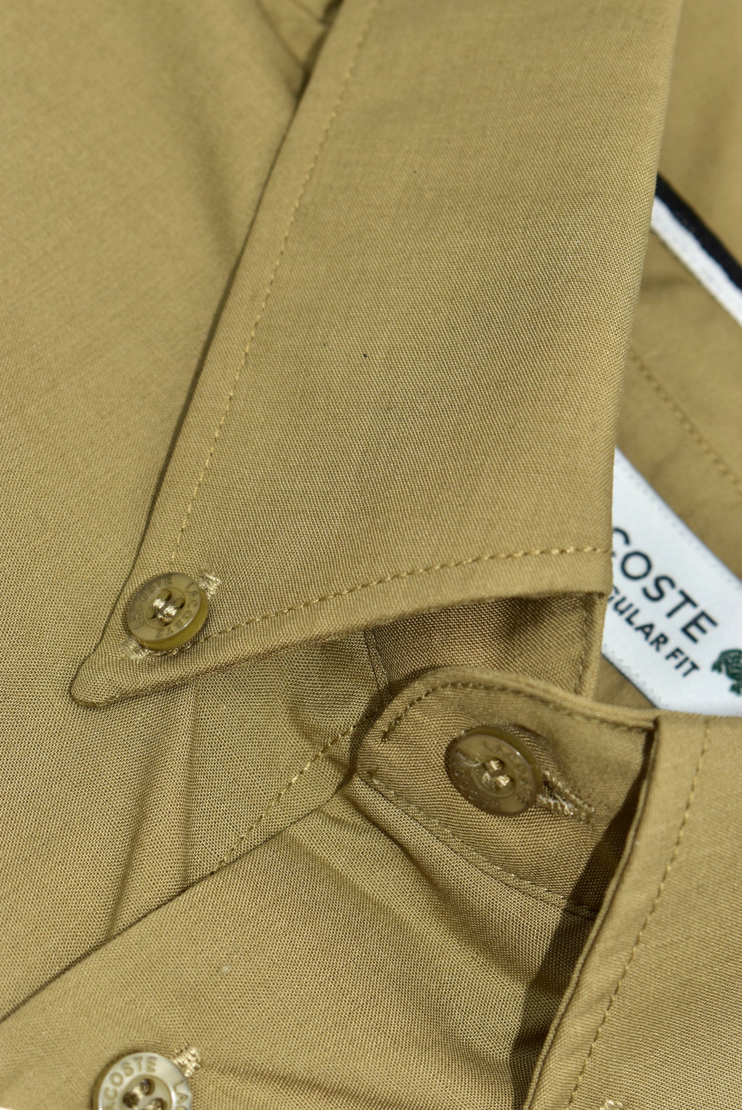 CAMISA MANGA LARGA LACOSTE (LAC) VERDE OLIVA