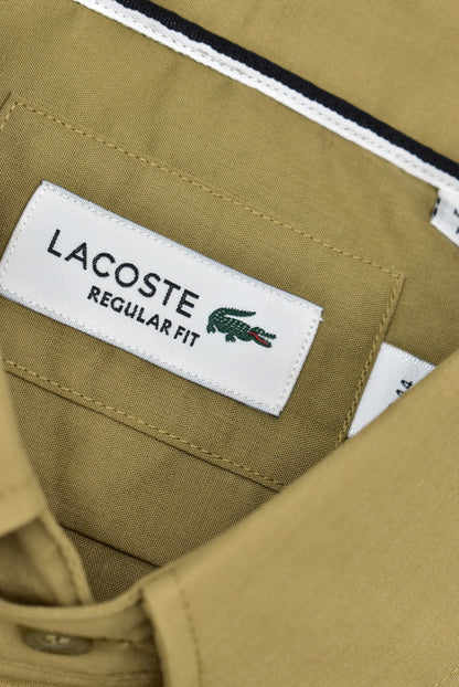 CAMISA MANGA LARGA LACOSTE (LAC) VERDE OLIVA