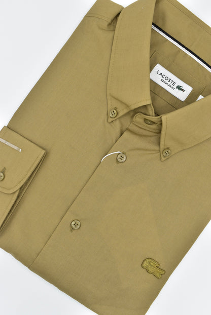 CAMISA MANGA LARGA LACOSTE (LAC) VERDE OLIVA