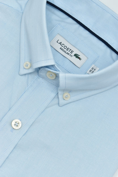 CAMISA MANGA LARGA LACOSTE (LAC) AZUL PASTEL