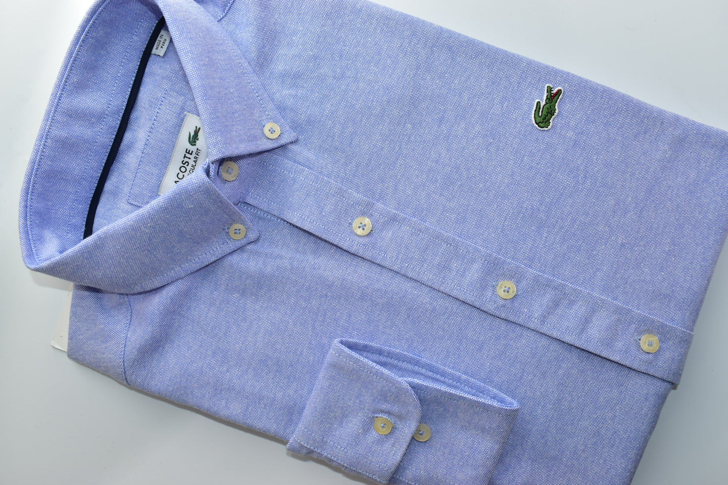 CAMISA MANGA LARGA LACOSTE (LAC) AZUL MAJORELLE