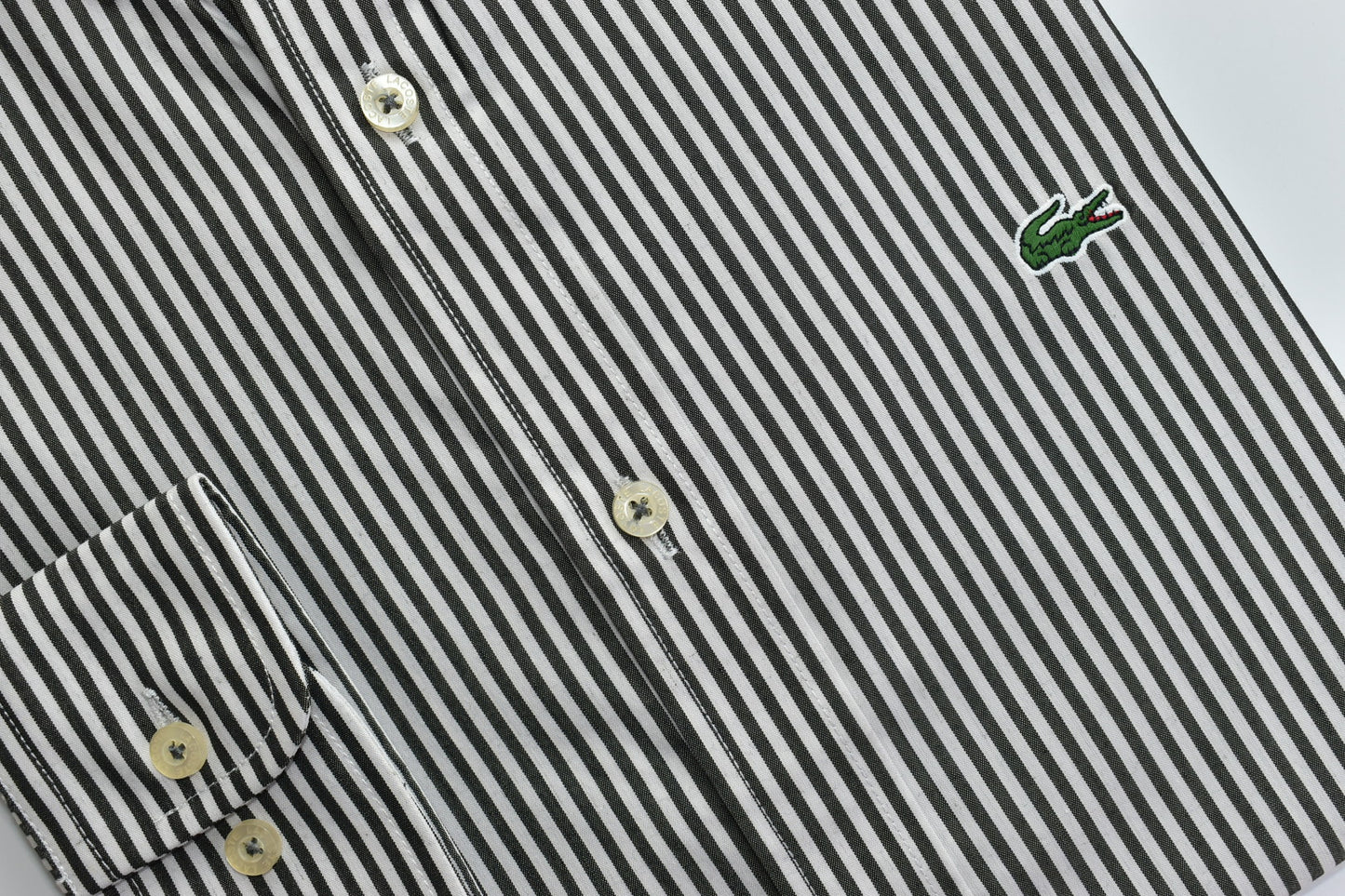 CAMISA MANGA LARGA LACOSTE (LAC) BLANCO CEBRA