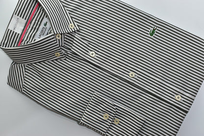CAMISA MANGA LARGA LACOSTE (LAC) BLANCO CEBRA