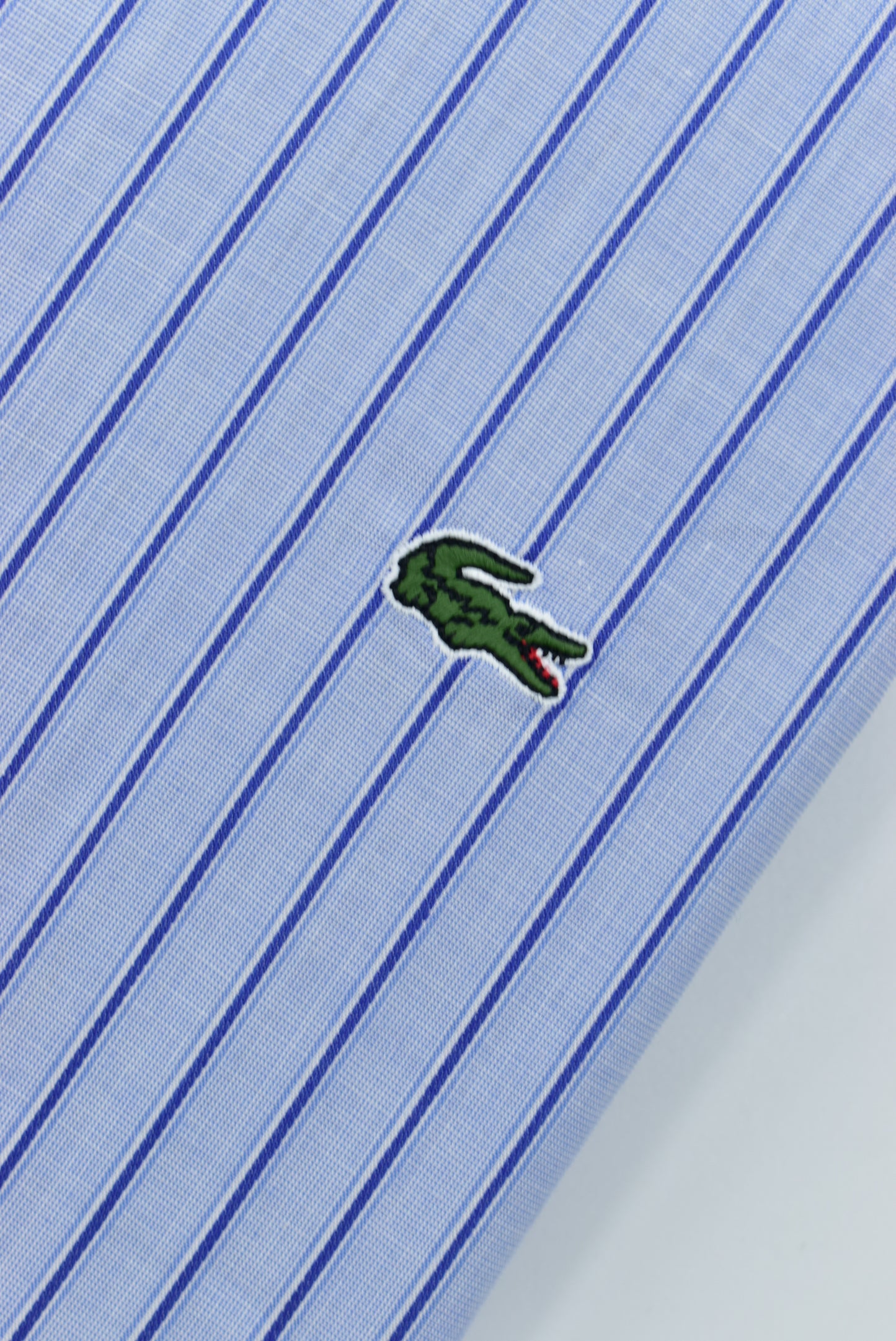 CAMISA MANGA LARGA LACOSTE (LAC) AZUL RAYAS AZUL REY