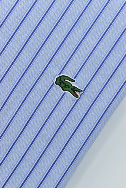 CAMISA MANGA LARGA LACOSTE (LAC) AZUL RAYAS AZUL REY