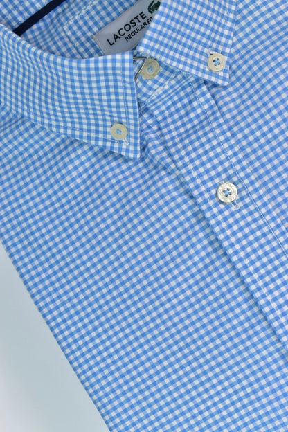 CAMISA MANGA LARGA LACOSTE (LAC) AZUL CLARO