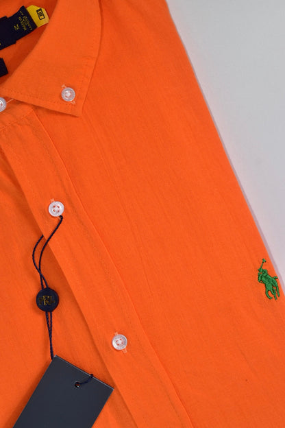 CAMISA MANGA LARGA POLO RALPH LAUREN  (PRL) NARANJA
