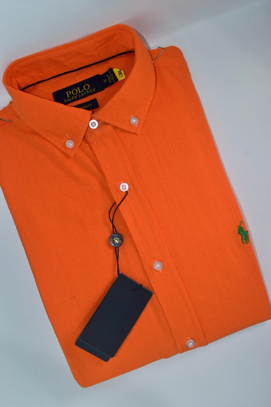 CAMISA MANGA LARGA POLO RALPH LAUREN  (PRL) NARANJA