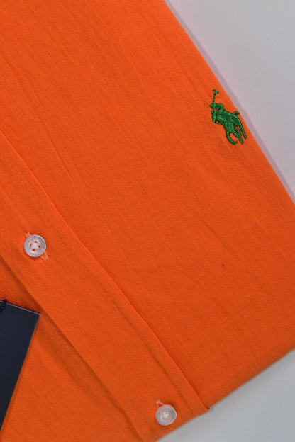 CAMISA MANGA LARGA POLO RALPH LAUREN  (PRL) NARANJA