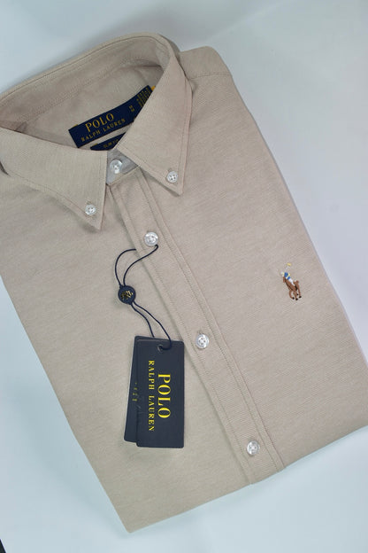 CAMISA MANGA LARGA POLO RALPH LAUREN  (PRL) BEIGE