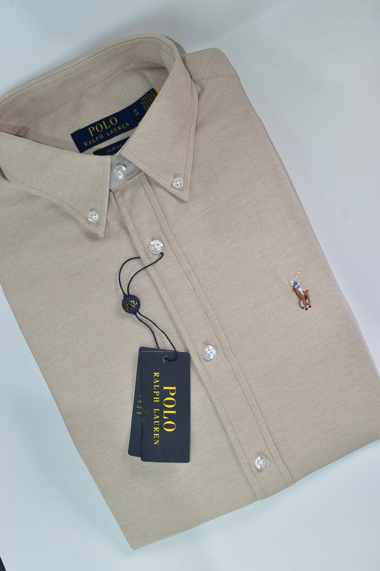 CAMISA MANGA LARGA POLO RALPH LAUREN  (PRL) BEIGE