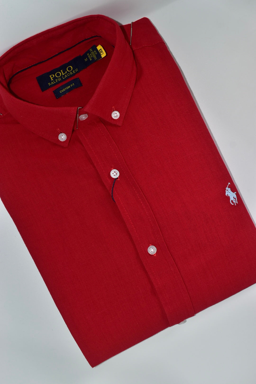 CAMISA MANGA LARGA POLO RALPH LAUREN  (PRL) ROJO SANGRE