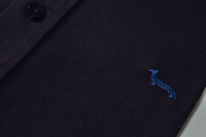 CAMISA MANGA LARGA HARMONT&BLAINE AZUL OSCURO