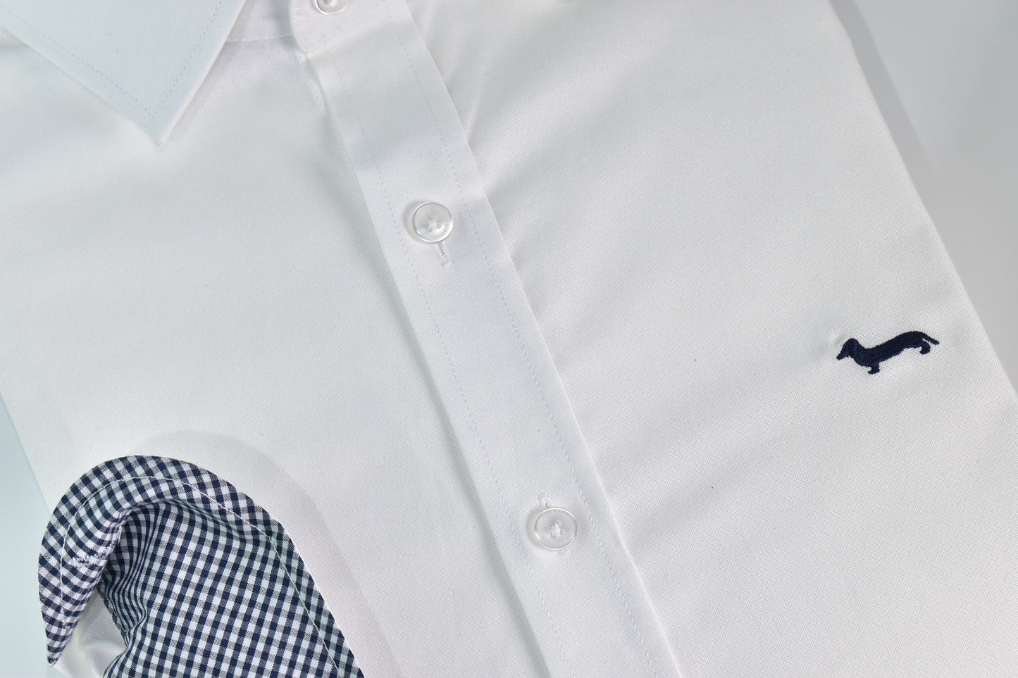 CAMISA MANGA LARGA HARMONT&BLAINE (HBL) BLANCO