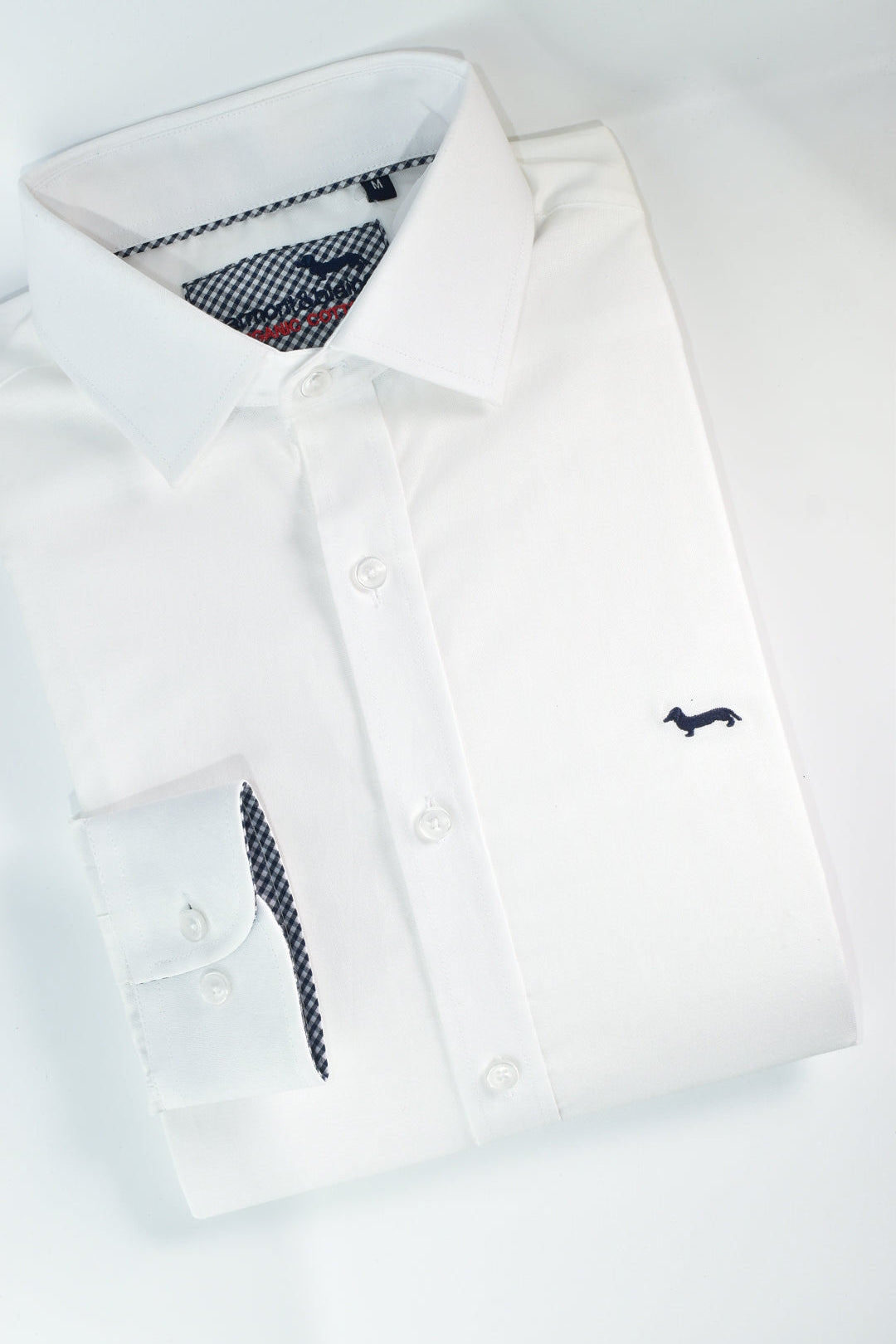 CAMISA MANGA LARGA HARMONT&BLAINE (HBL) BLANCO