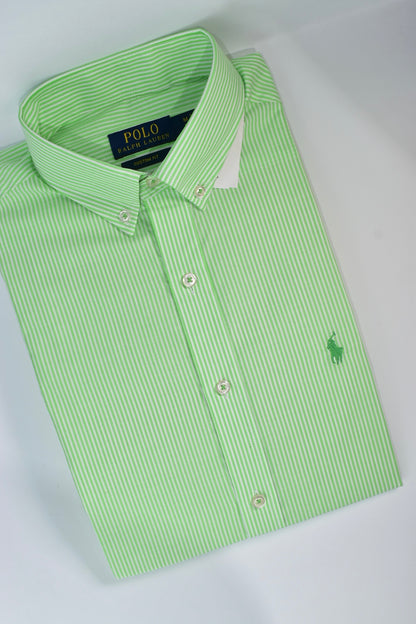 CAMISA MANGA LARGA POLO RALPH LAUREN  (PRL) VERDE LIMA