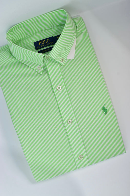 CAMISA MANGA LARGA POLO RALPH LAUREN  (PRL) VERDE LIMA