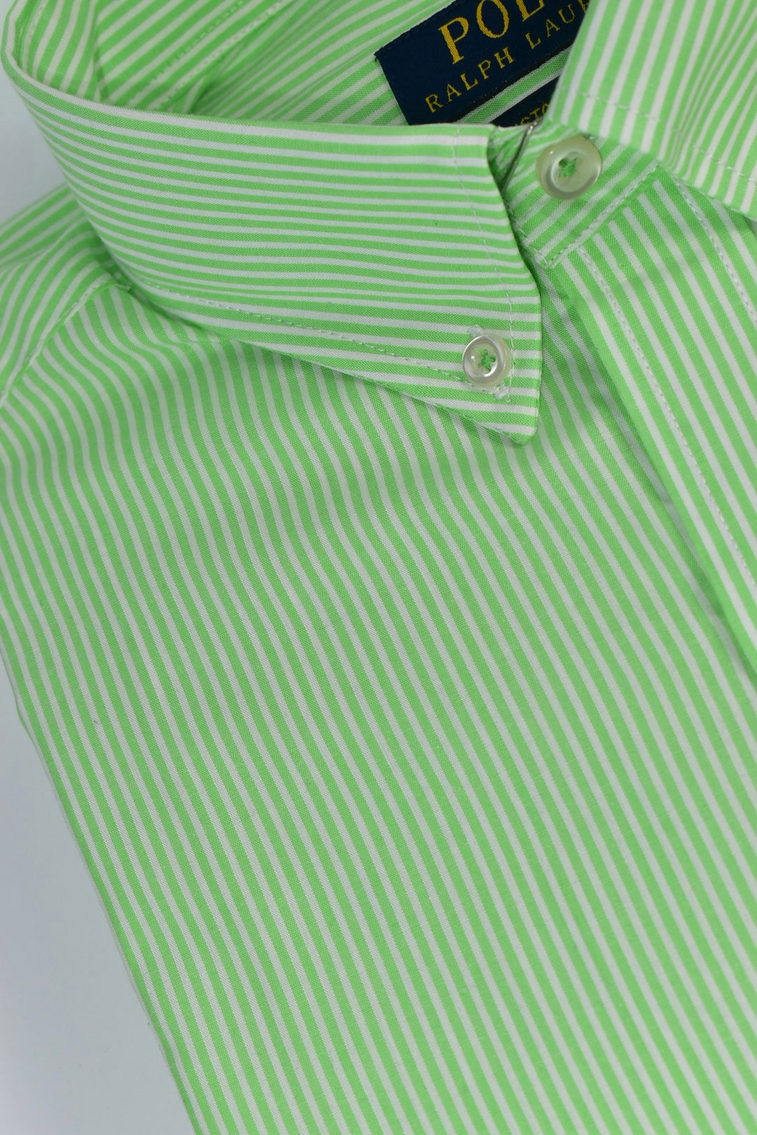 CAMISA MANGA LARGA POLO RALPH LAUREN  (PRL) VERDE LIMA