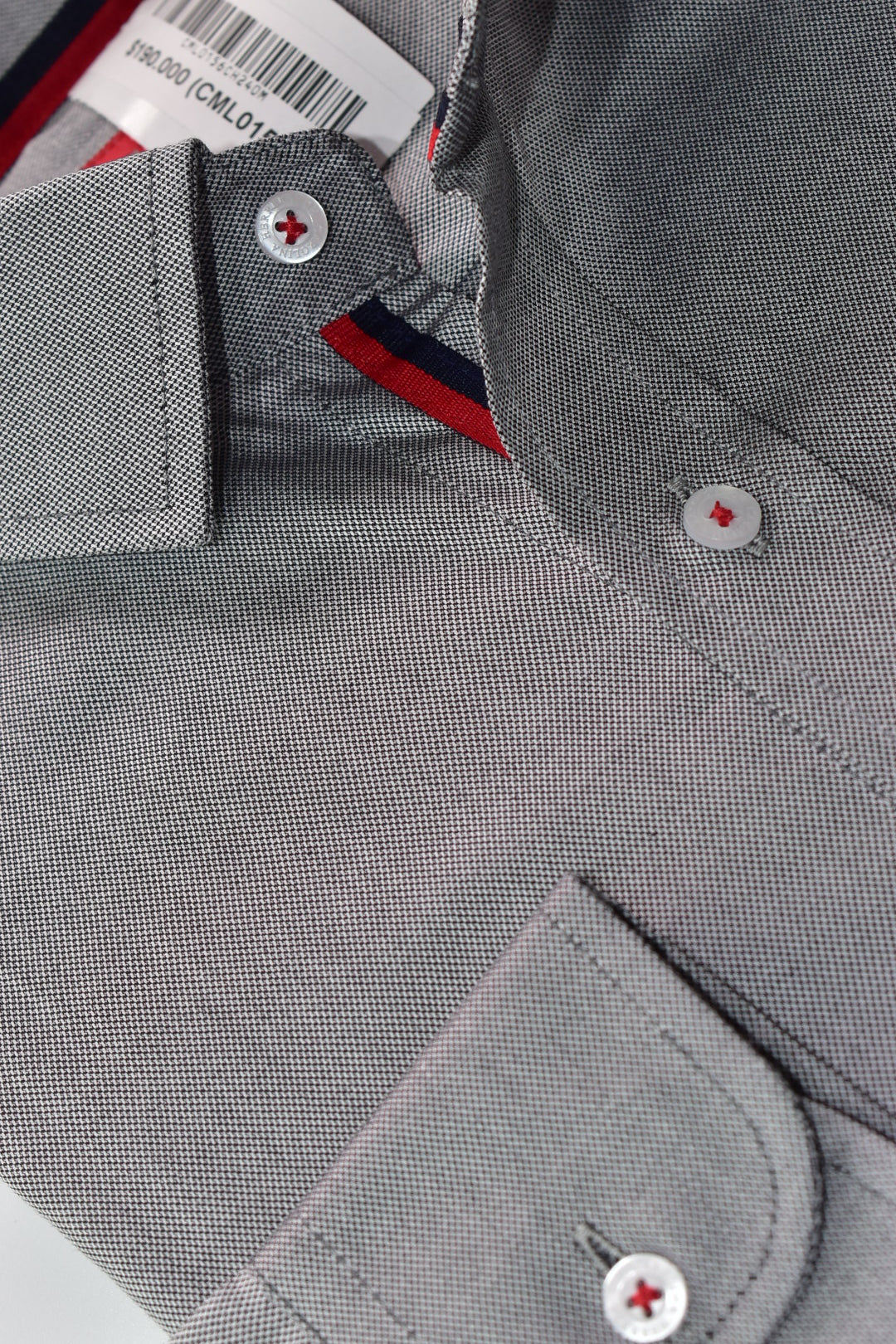 CAMISA MANGA LARGA CAROLINA HERRERA GRIS