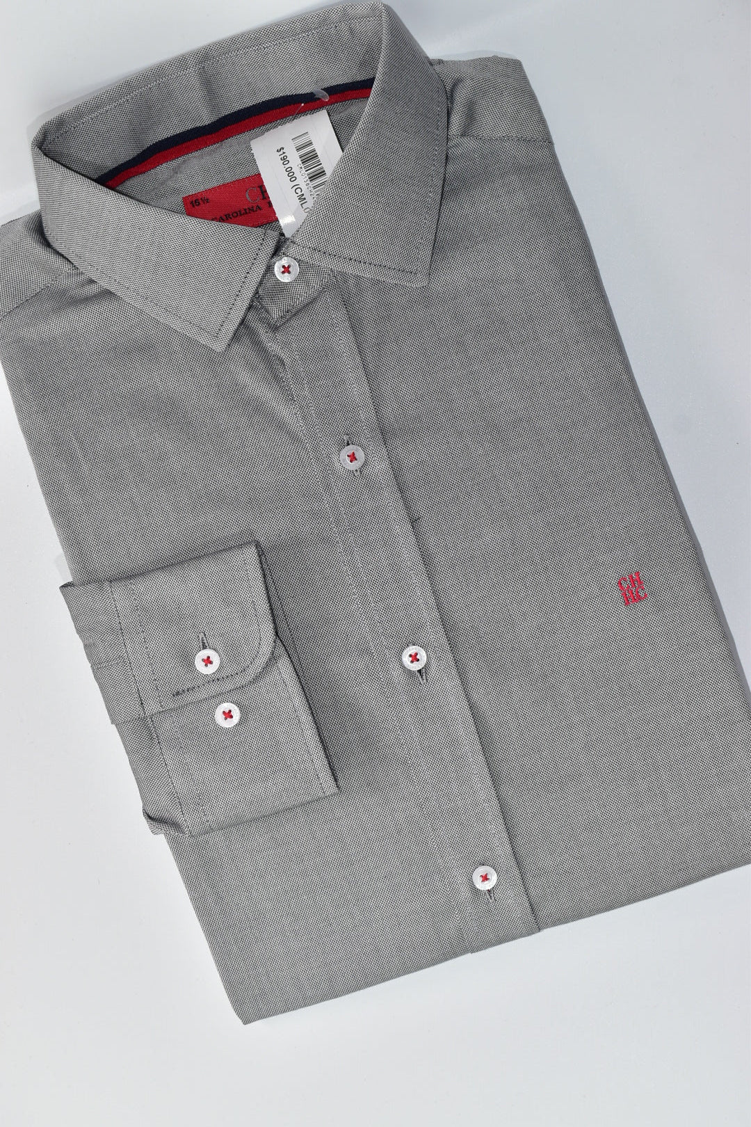 CAMISA MANGA LARGA CAROLINA HERRERA GRIS