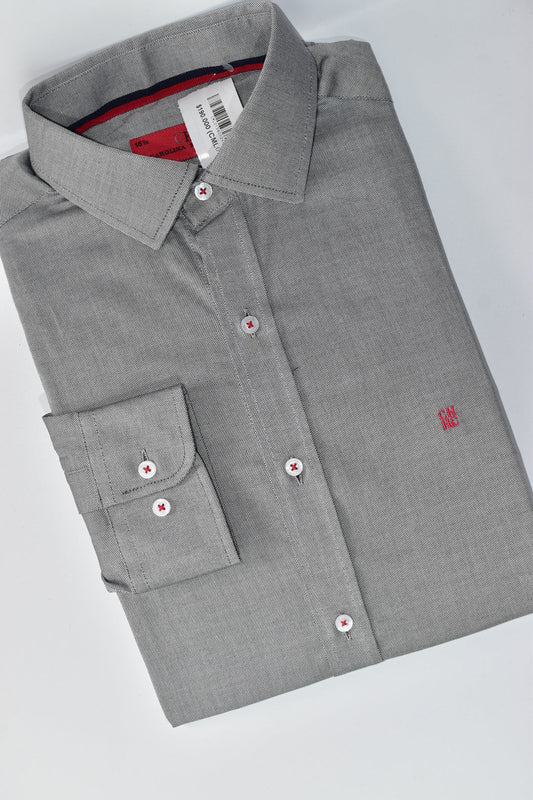 CAMISA MANGA LARGA CAROLINA HERRERA GRIS