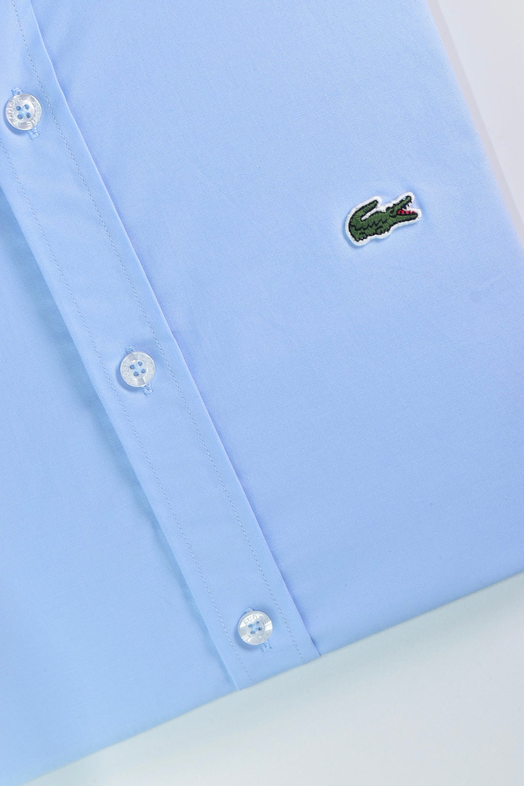 CAMISA MANGA LARGA LACOSTE (LAC) AZUL CLARO