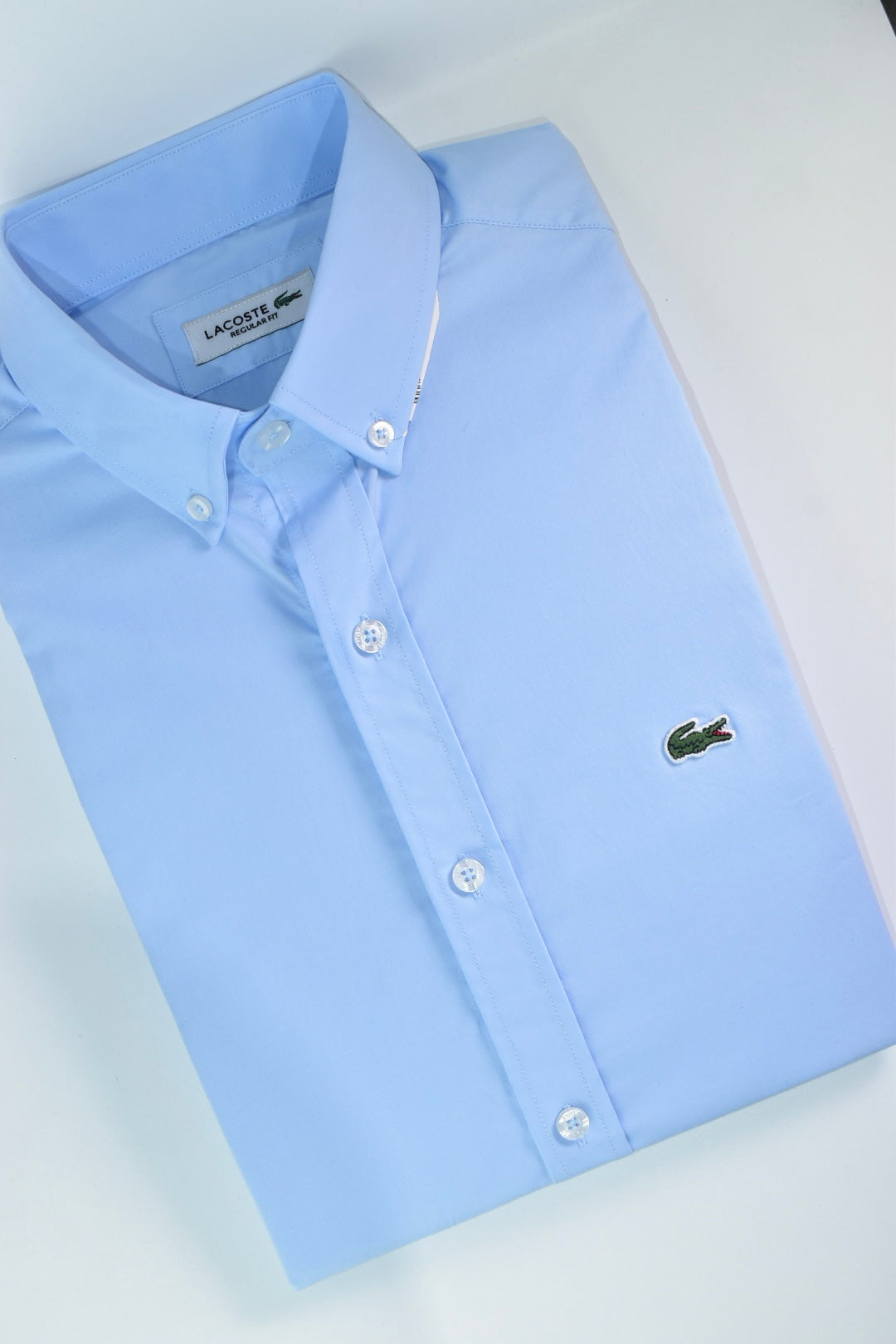 CAMISA MANGA LARGA LACOSTE (LAC) AZUL CLARO