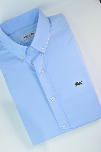 CAMISA MANGA LARGA LACOSTE (LAC) AZUL CLARO