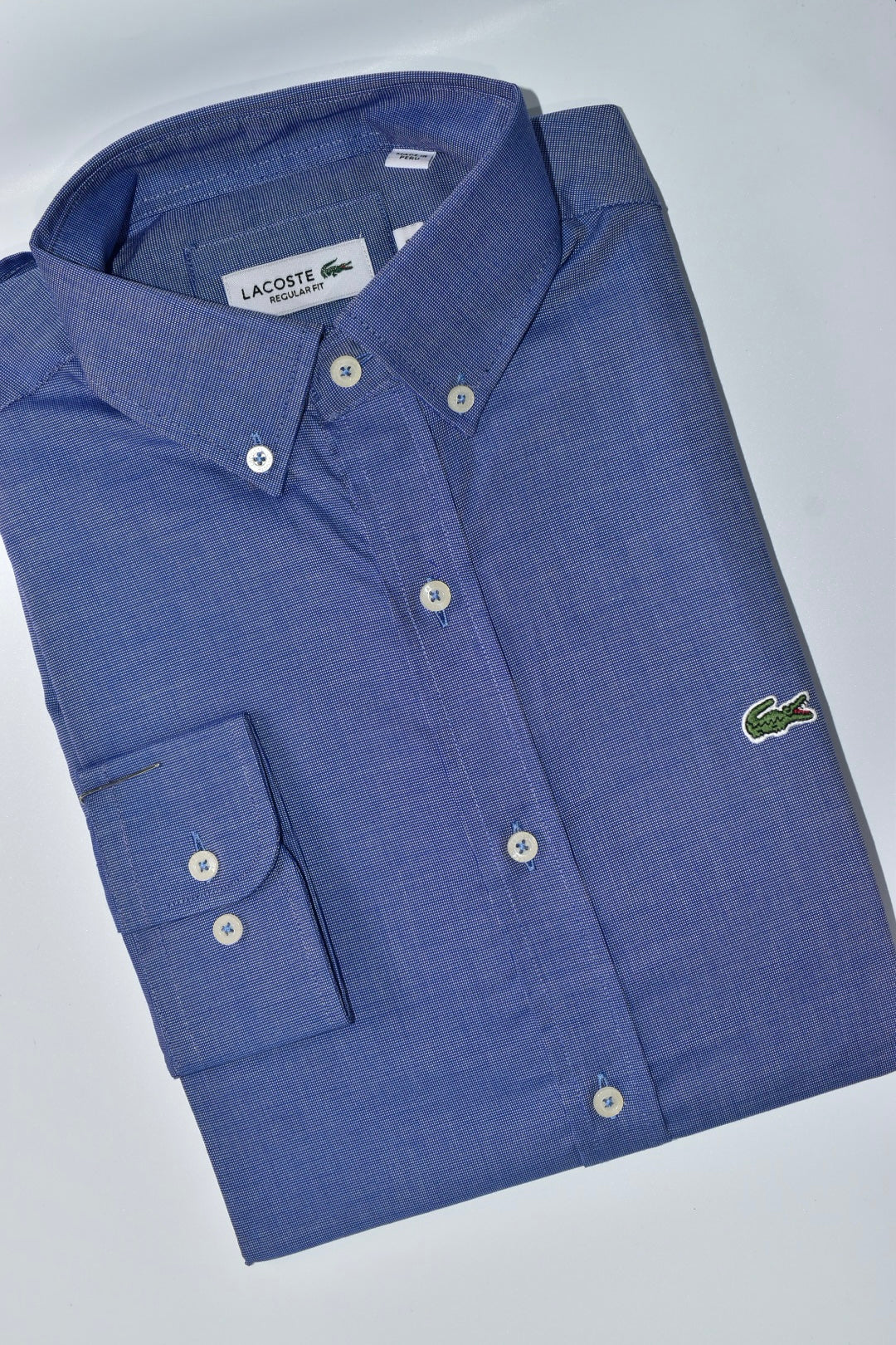 CAMISA MANGA LARGA LACOSTE (LAC) AZUL OSCURO