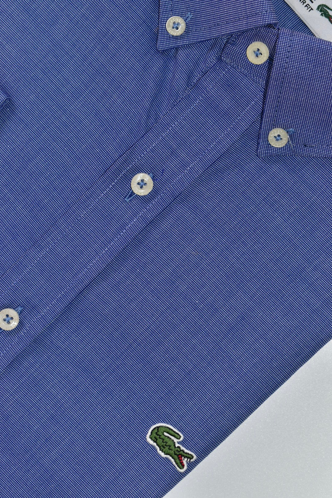 CAMISA MANGA LARGA LACOSTE (LAC) AZUL OSCURO