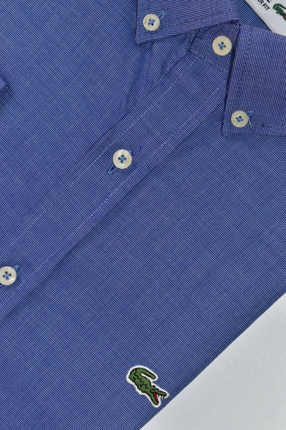 CAMISA MANGA LARGA LACOSTE (LAC) AZUL OSCURO