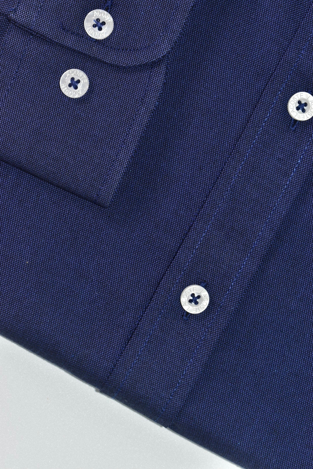 CAMISA MANGA LARGA LACOSTE (LAC) MARINO BASIC