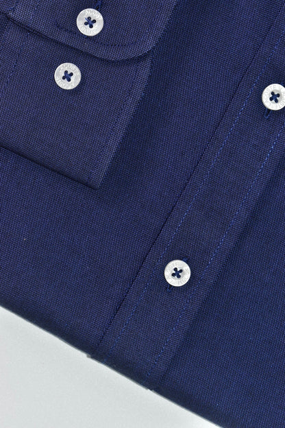 CAMISA MANGA LARGA LACOSTE (LAC) MARINO BASIC