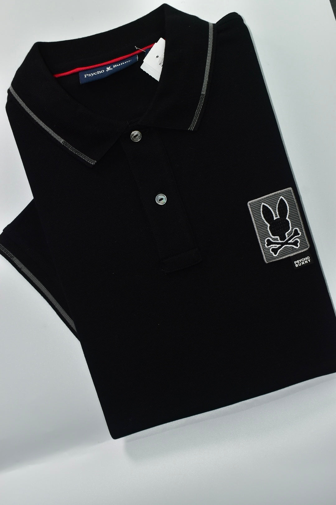 POLO PSYCHO BUNNY ORIGINAL COLECCION NEGRO