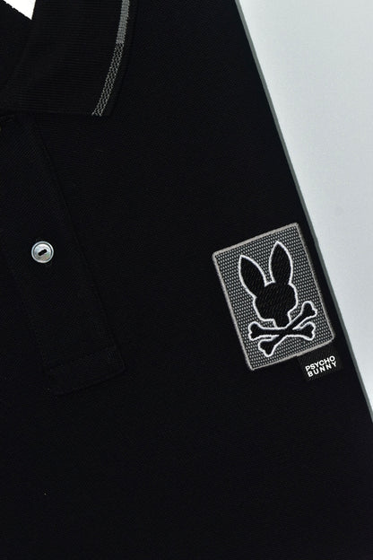 POLO PSYCHO BUNNY ORIGINAL COLECCION NEGRO