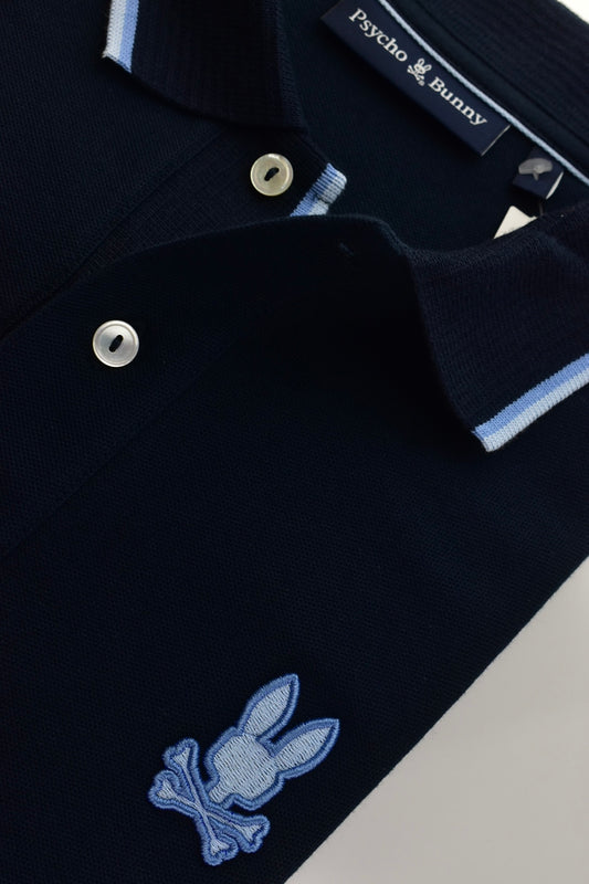 POLO PSYCHO BUNNY ORIGINAL COLECCION AZUL OXFORD