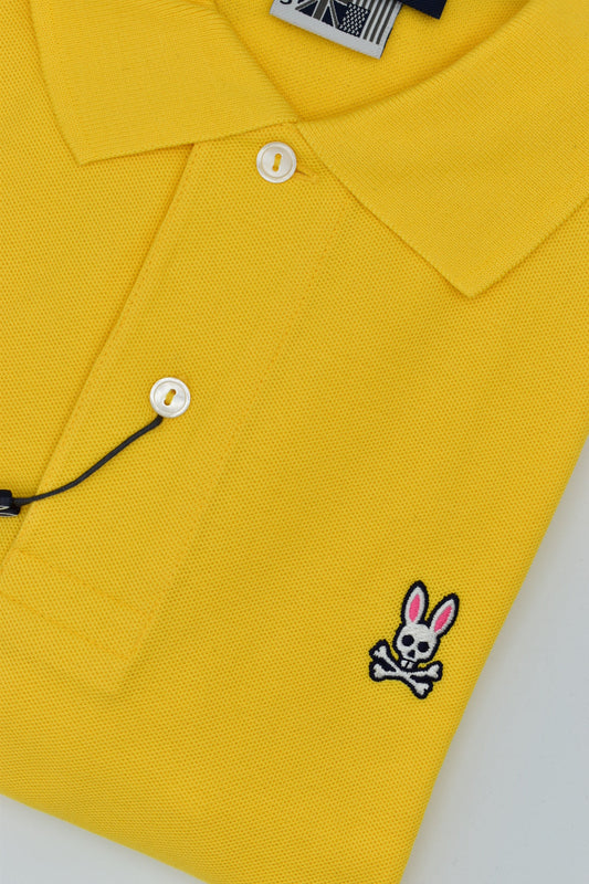 POLO PSYCHO BUNNY ORIGINAL COLECCION AMARILLO CLARO