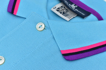 POLO PSYCHO BUNNY ORIGINAL COLECCION AZUL CIELO